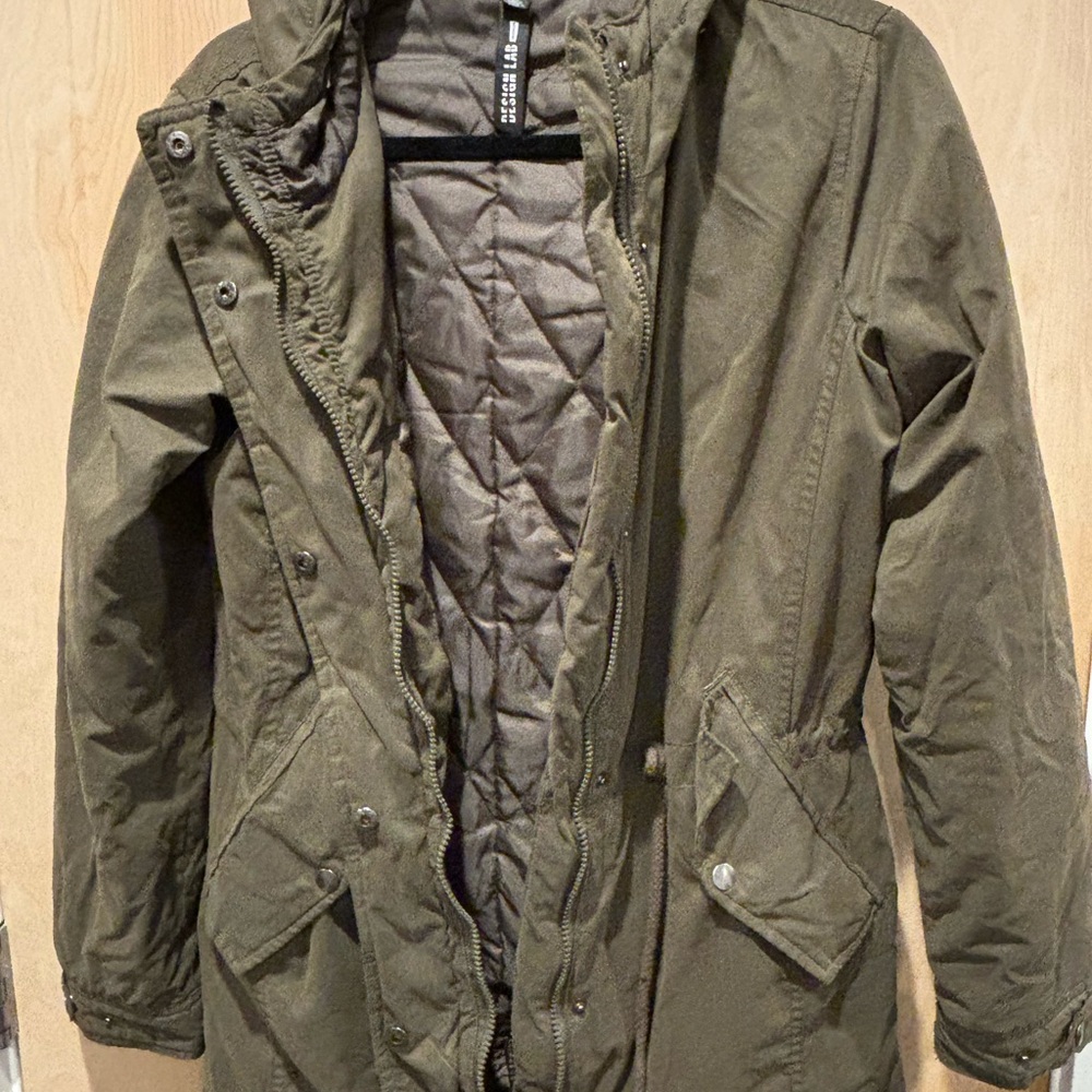 WOMANS DESGN LABS HOODED JACKET SIZE S/P